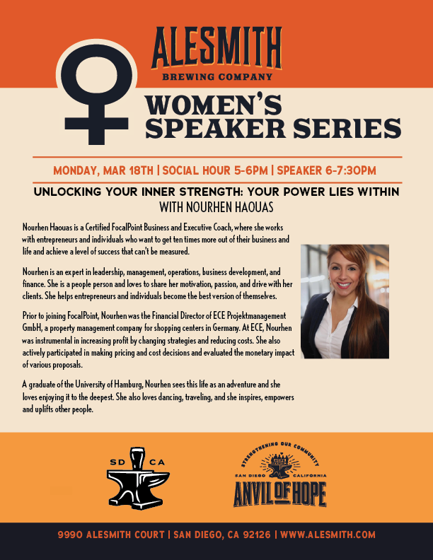 Women's Speaker Series - March