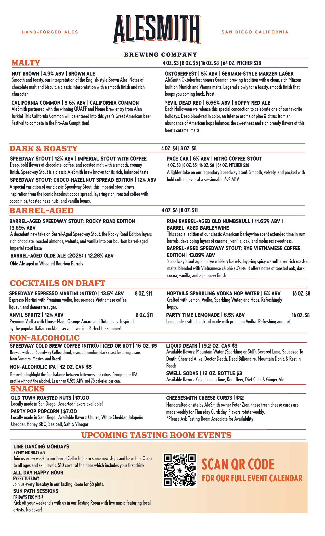 ALESMITH TASTING ROOM MENU-2-Tasting Room Menu - Back Page